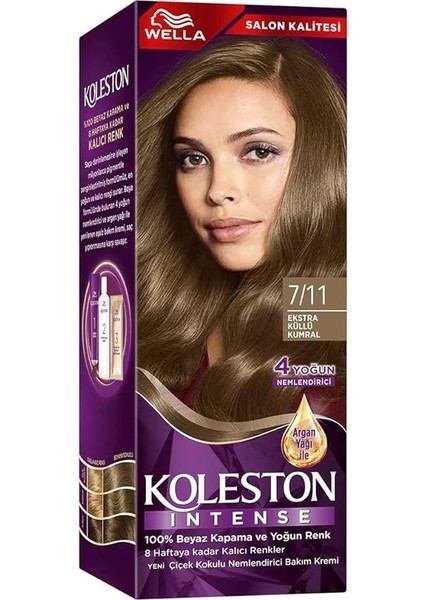 Intense 7-11 Ekstra Küllü Kumral Saç Boyası