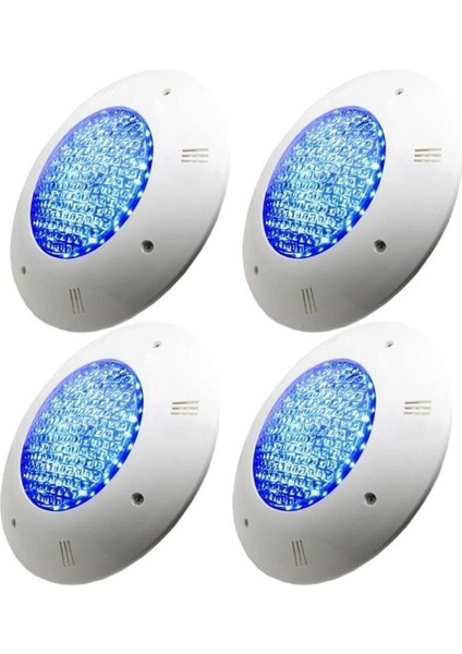 4 Adet 30 Watt LED Mavi Sıva Üstü Havuz Lambası Tenda 12 Volt