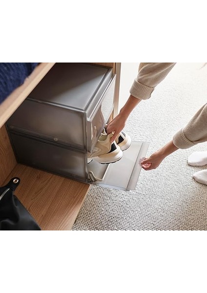 Joseph Shoecase Premium Ayakkabı ve Spor Ayakkabı Saklama Kutusu Düzenleyici, Kaydırmalı Ayakkabı Tepsisi, 2'li Paket indirimleri