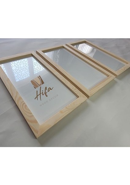 Resim Çercevesi, Masif Çerçeve,doğal Ahsap Rengi ile Fotograf, Resim Kolajları, Duvar Galerisi Dekoru Cercevesi (15X25) fiyatları