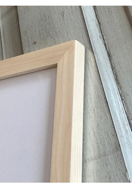 Resim Çercevesi, Masif Çerçeve,doğal Ahsap Rengi ile Fotograf, Resim Kolajları, Duvar Galerisi Dekoru Cercevesi (15X25) fırsatları