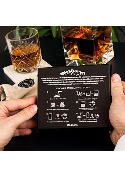 Viski Taşı | 12 Parça Viski Soğutucu (Koyu Gri) fiyatları