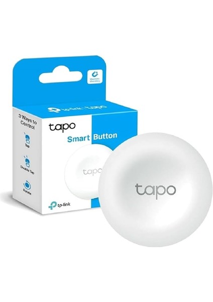 Tapo S200B, Akıllı Buton, Özelleştirilmiş Eylemler, Akıllı Kontrol, Tek Tıklamayla Alarm Aktivasyonu, Uzun Ömürlü Pil, Tapo Hub Gereklidir Ayrıca Satılır