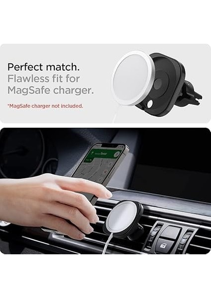 Magfit Air Vent Araç Içi Telefon Tutucu iPhone Için Magsafe Özellikli Şarj Aleti (Magsafe Dahil Değildir) Black - ACP02791 fırsatları