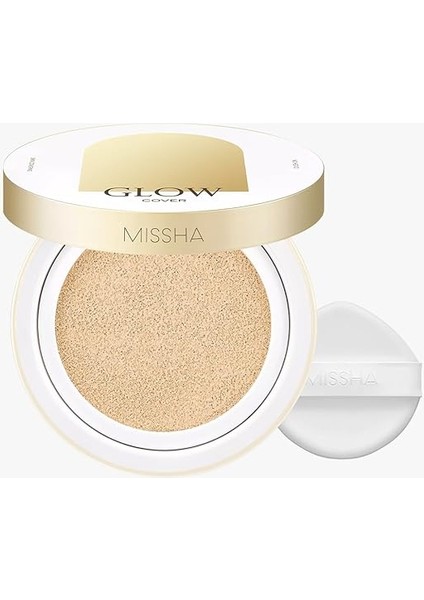 Işıltılı ve Cam Cilt Görünüm Sunan Hafif Dokulu Cushion SPF40++ Glow Cushion (No.23)