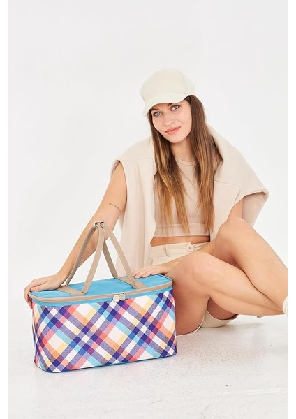 22 Litre Piknik/kamp Çantası Sepeti. Termal Termos Çanta (Sıcak-Soğuk Koruma Sağlar) Vera fırsatları