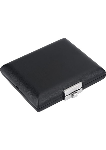 Fagot Kamış Konteyner Kutusu Kasa Pu Deri Kapak Fagot Kamış Kutusu Depolama Siyah 3 Adet Kamışlar Için Yuvaları ile