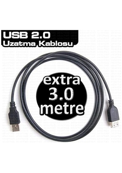 3 Metre USB 2.0 Uzatma Kablosu (DK-CB-USB2EXTL300) fiyatları