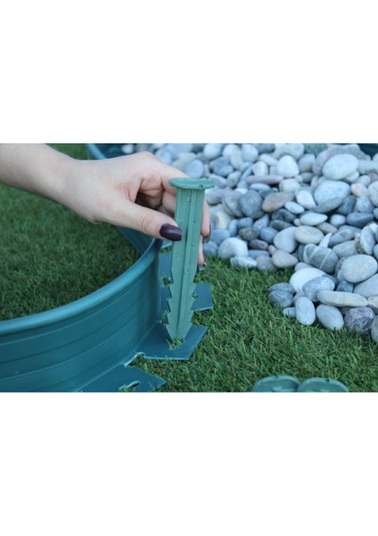 Moda Çim Ayırıcı 5 M Yeşil Çim Sınırlayıcı Taş Toprak Ayıracı Çim Ayracı Çim Ayırıcı Bariyeri fiyatları