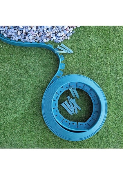 Moda Çim Ayırıcı 5 M Yeşil Çim Sınırlayıcı Taş Toprak Ayıracı Çim Ayracı Çim Ayırıcı Bariyeri fırsatları