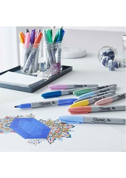 Fine Permanent Markör, Mystic Gems, 12'li Paket fırsatları