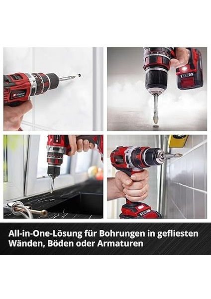 Einhell S-Case 10-Parça Seramik Matkap Ucu Seti (Özel Taşlanmış Karbür Plaka, Merkez Nokta, Çift Helezon, E 6.3 Şaft, Saklama Kutusu Dahil) - 49051410 fırsatları