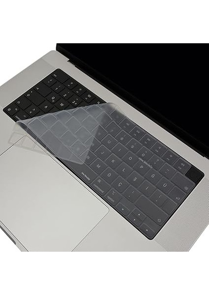 Macbook Klavye Koruyucu Air Pro M1-M2-M3 (Us-Ingilizce) (Touchbarsız) A2681 A3113, 2941 A3114, A2442 A2779 A2992 A2918, A2485 A2780 2992 ile Uyumlu Şeffaf indirimleri