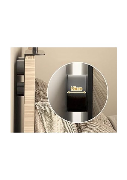 Profesyonel 80CM Kol Uzunluğu Koltuk Yatak, Masa Veya Masaüstü Monaj Tablet Tutucu Açısı Ayarlanabilir 360 Derece Dönebilen Kol ve Alüminyum Gövde Siyah Renk Ct7 (Ct7) indirimleri