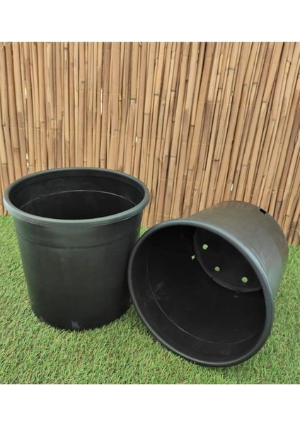 Üretim Saksısı 2 Adet 12 Lt 26X26 cm Plastik Saksı Siyah Üretim Saksı Bitki Saksısı fiyatları