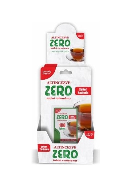 Zero Tablet Tatlandırıcı 100 Tablet