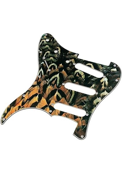 Delik Strat Gitar Pickguard Sss Scratch Plaka Stratocaster Tarzı Gitar Leopar Şerit Youmaxe fiyatları