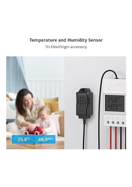 Sonoff Th Elite/origin,rj9 4P4C Arayüzü Için THS01 Yüksek Doğruluk Sıcaklık ve Nem Sensörü fiyatları
