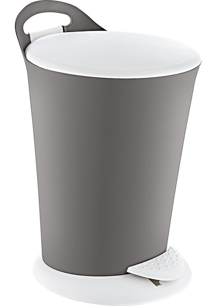 Penguen Pedallı Çöp Kovası Terra 6 Lt - Bej, Çok Amaçlı Pedallı Çöp Kovası