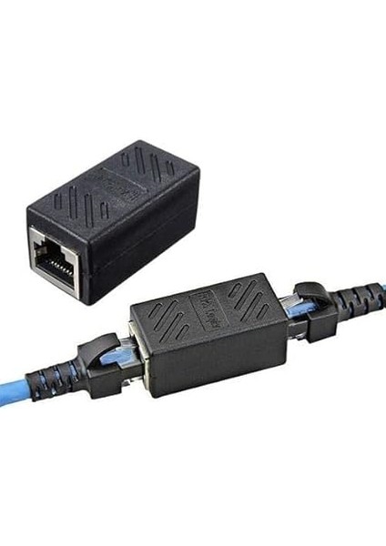 Plus Px-Hqc6 Rj 45 Dişi Dişi CAT5E/CAT6 Ethernet Lan Ağı Birleştirici Ara Aparatı fırsatları