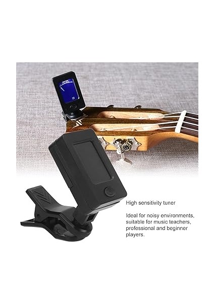 Klipsli Tuner, LCD Ekran Yüksek Hassasiyet 8c Evrensel Çok Fonksiyonlu Elektrikli Tuner Keman, Bas, Ukulele, Gitar, Müzik Aleti Tuning Aracı modelleri