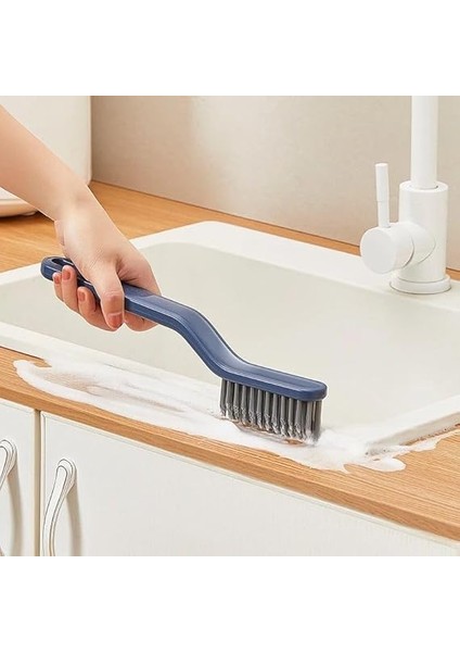E-Ticaret Çok Fonksiyonlu Zemin Derzi Fırçası,sert Kıllı Temizleme Fırçası, Klipsli Uzun Sap, Küf Giderici, Derz Fırçası, Banyo, Mutfak, Yer Fayansları Için fiyatları