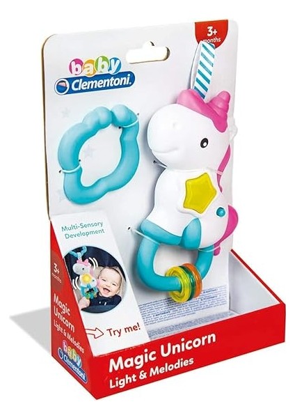 Baby Clementoni - 17333 - Interaktif Unicorn Çıngırak, 3 - 36 Ay modelleri