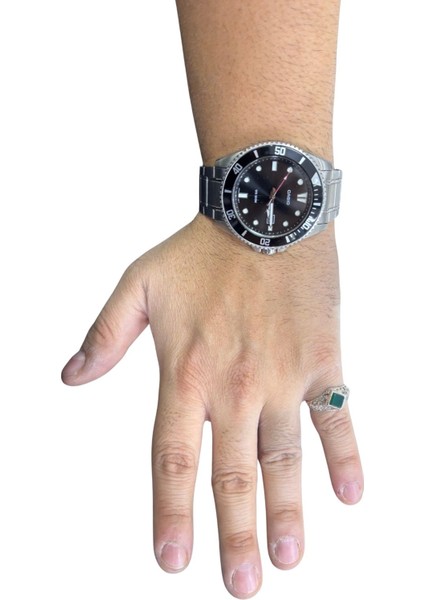 Çiçek Desenli Yeşil Akik Taşlı Gümüş Erkek Yüzük modelleri