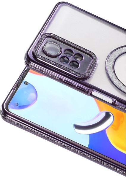 Xiaomi Redmi Note 12 Pro 4g Joke Simli Magneticsafe Kılıf - Derin Mor fiyatları