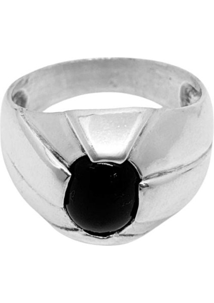 Oniks Taşlı Kubbe Gümüş Erkek Yüzük fiyatları
