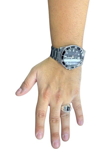 Oniks Taşlı Kubbe Gümüş Erkek Yüzük modelleri