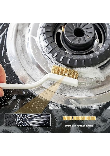 Home 3lü Tel Fırça Aspiratör,ocak,banyo,musluk,duşakabin,lavabo,fırın Için Temizlik Fırça Seti Derz Araları,yağ ve Pas Temizliği fiyatları