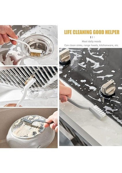 Home 3lü Tel Fırça Aspiratör,ocak,banyo,musluk,duşakabin,lavabo,fırın Için Temizlik Fırça Seti Derz Araları,yağ ve Pas Temizliği modelleri