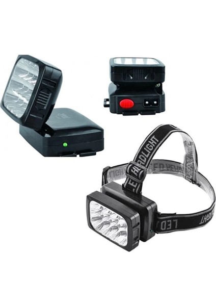 Buğz 12 Ledli Şarjlı Kafa Lambası Power Ledli Kafa Feneri Tepe Lambası fiyatları