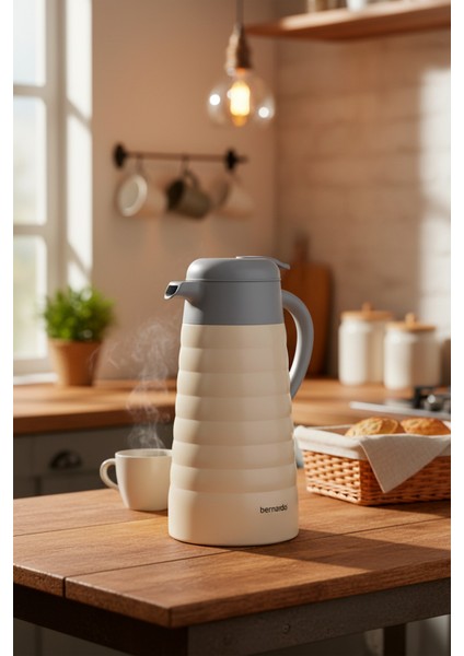 Nora 2 Litre Çelik Termos Krem fiyatları