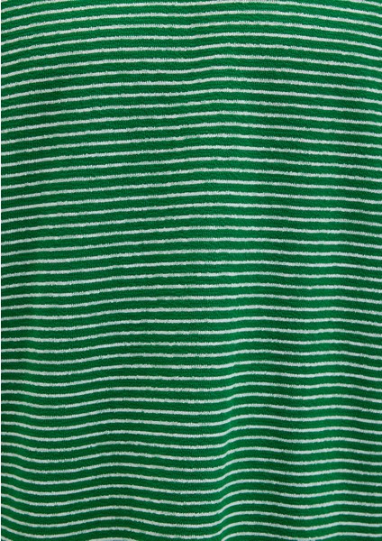 Çizgili Yeşil Tişört 0613038-85916