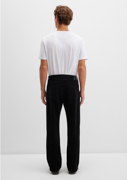 Lisbon Siyah Kadife Pantolon 0010039-30269 fırsatları