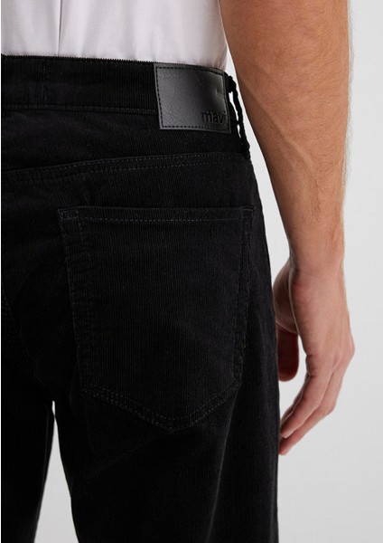 Lisbon Siyah Kadife Pantolon 0010039-30269