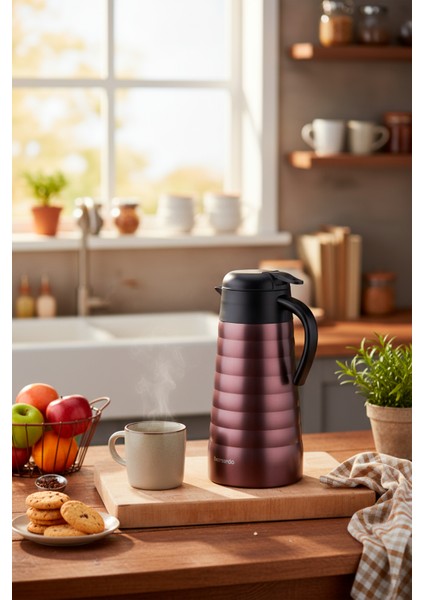 Nora 2 Litre Çelik Termos Rose