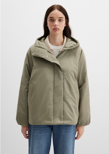 Kapüşonlu Haki Ceket 1110762-71818 modelleri