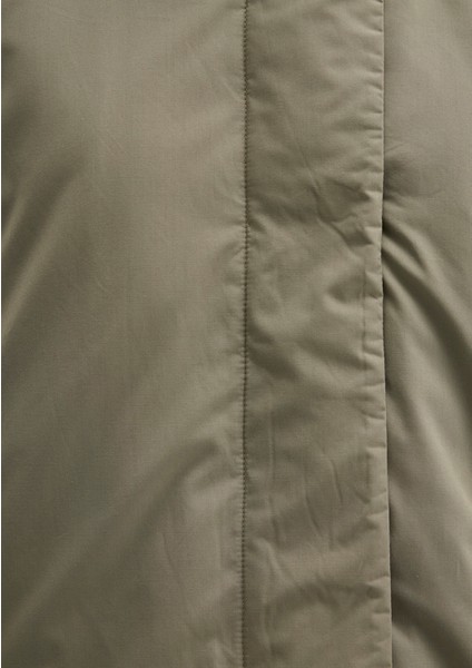 Kapüşonlu Haki Ceket 1110762-71818