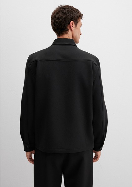 Cep Detaylı Siyah Gömlek 0211677-900 indirimleri