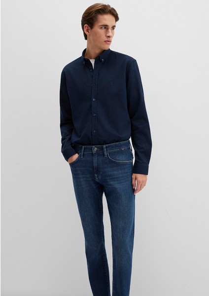 M Logo Nakışlı Lacivert Gömlek 0211192-70492 fiyatları