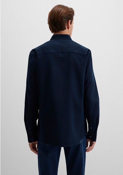 M Logo Nakışlı Lacivert Gömlek 0211192-70492 fırsatları