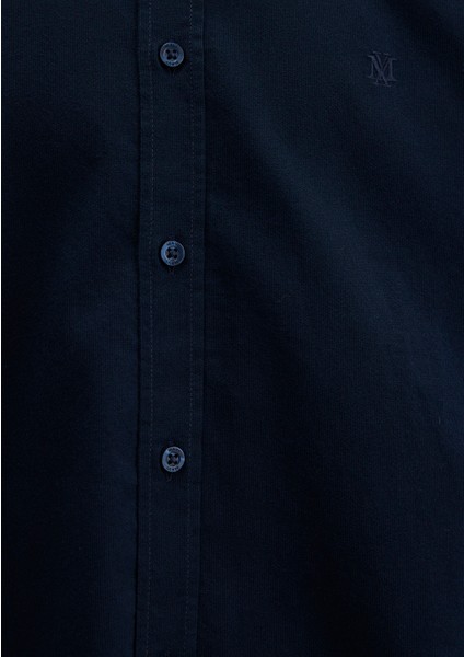 M Logo Nakışlı Lacivert Gömlek 0211192-70492