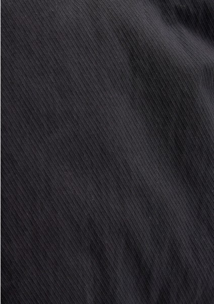 Kapüşonlu Antrasit Şişme Mont 0110553-88170