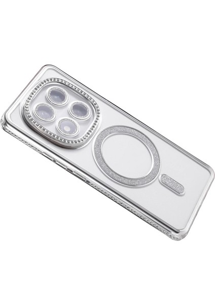 Xiaomi Redmi Note 14 Pro 5g Joke Simli Magneticsafe Kılıf - Gümüş fırsatları