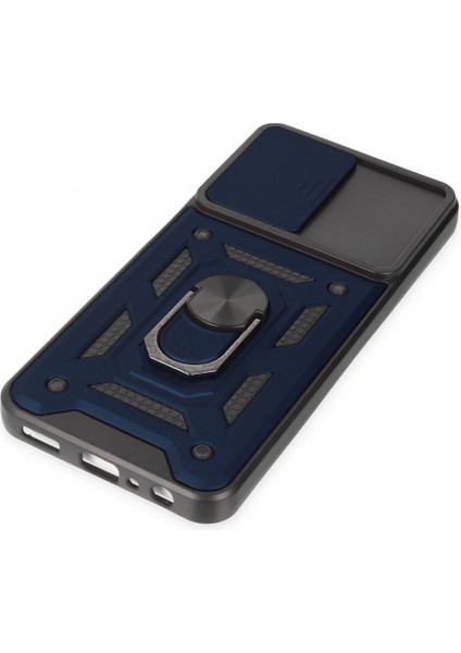 Samsung Galaxy A04S Kılıf Pars Lens Yüzüklü Silikon - Lacivert fırsatları