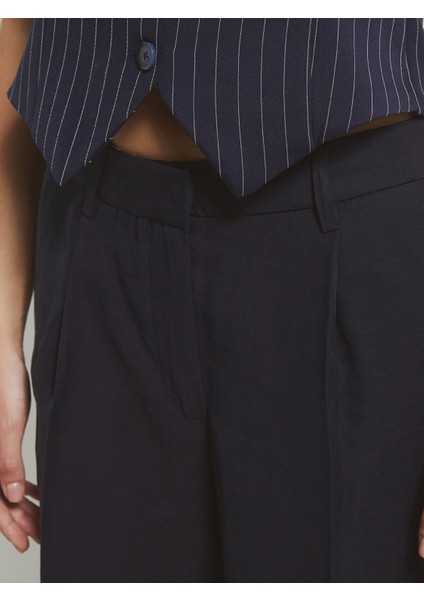 Yeni Sezon Standart Fit Düz Geniş Paça Kadın Pantolon fırsatları