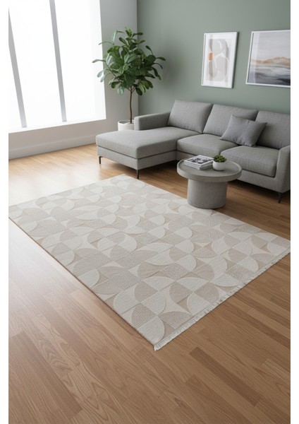 Enti Nita 1209 Bej Hav Toz Vermez Kolay Temizlenen Salon Halısı Yolluk Koridor Halısı